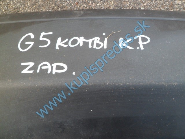 zadný spoiler nárazníka na vw volkswagen golf 5 kombi, 1K9807521A, 